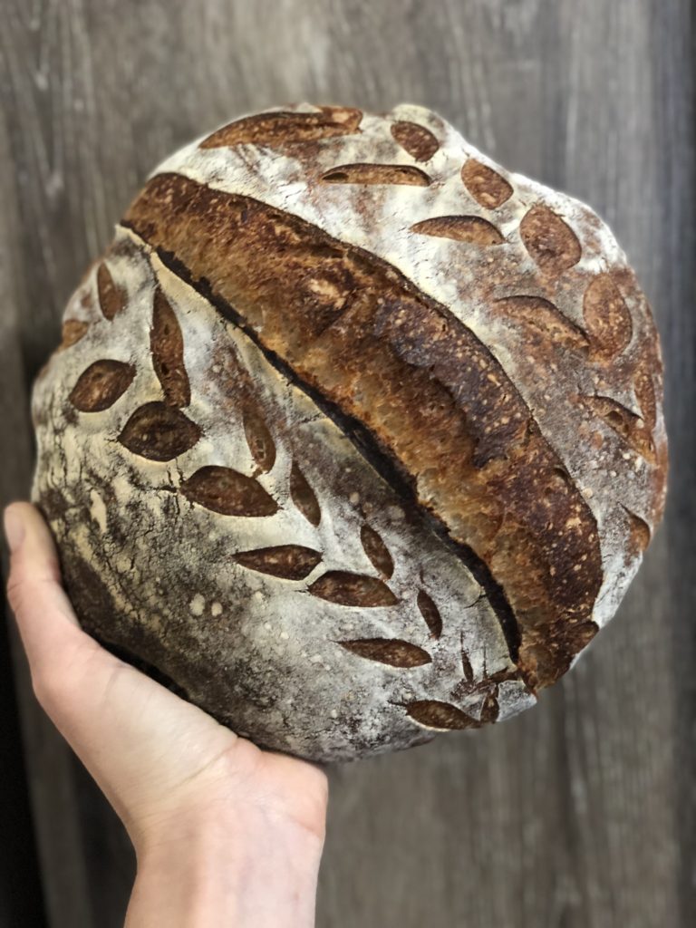 food from scratch homemade sourdough bread simple living